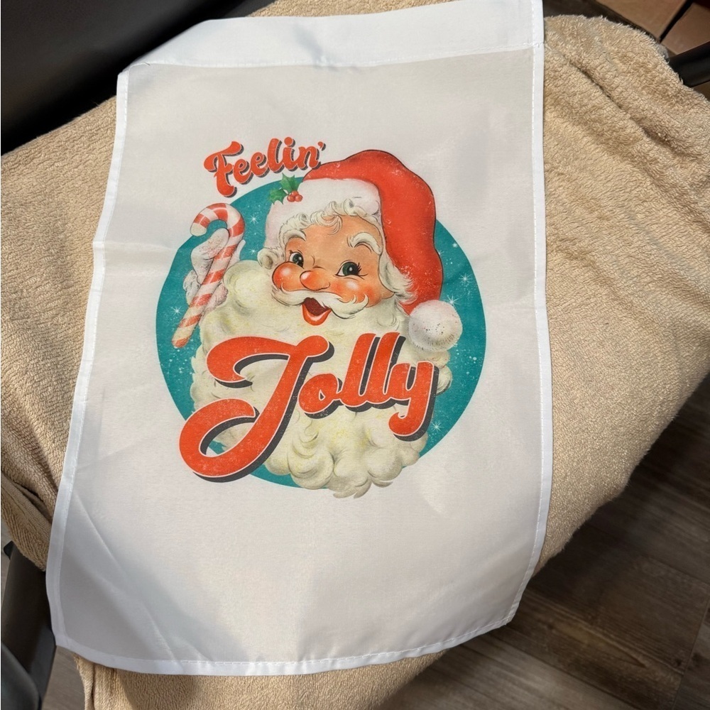 Hand Pressed BN Holiday Flag!